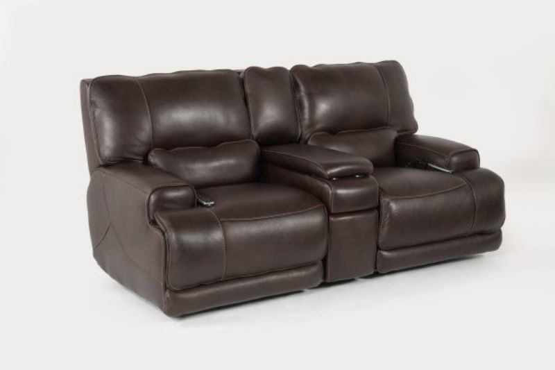 Picture of BERGAMO ALL LEATHER POWER RECLINING LOVESEAT