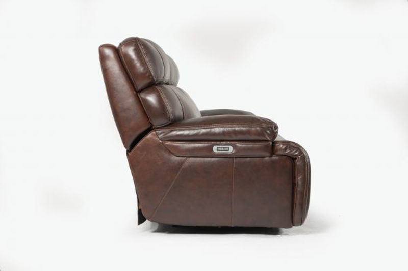 Picture of COFFEE ALL LEATHER POWER RECLINING SOFA