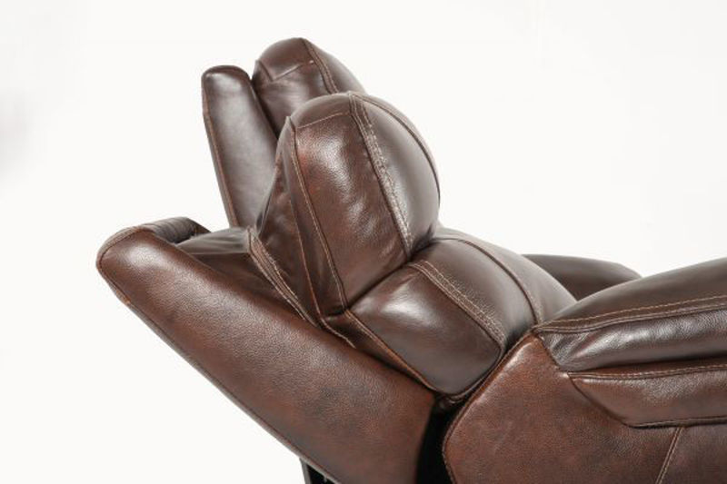 Picture of COFFEE ALL LEATHER POWER RECLINING SOFA