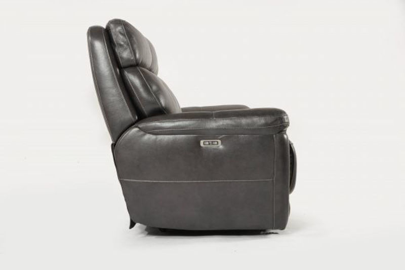 Picture of STAMPEDE CHARCOAL ALL LEATHER POWER RECLINING SOFA