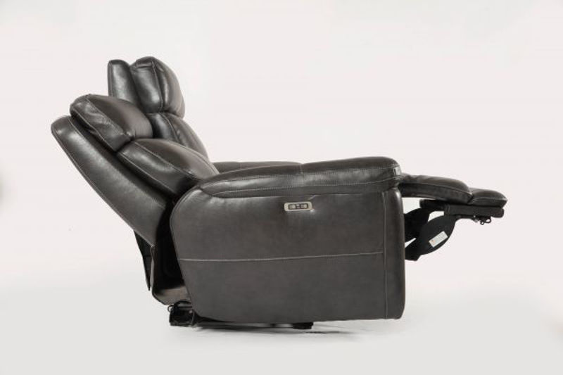 Picture of STAMPEDE CHARCOAL ALL LEATHER POWER RECLINING SOFA