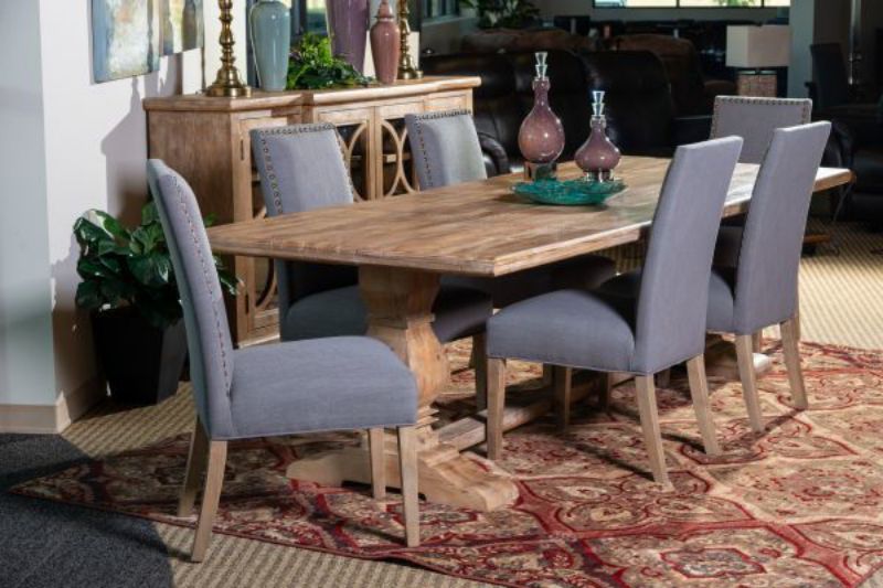 Picture of CORDOBA SOLID WOOD RECTANGULAR DINING SET