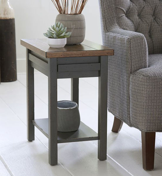 Picture of MODERN FARMHOUSE CHAIR SIDE TABLE