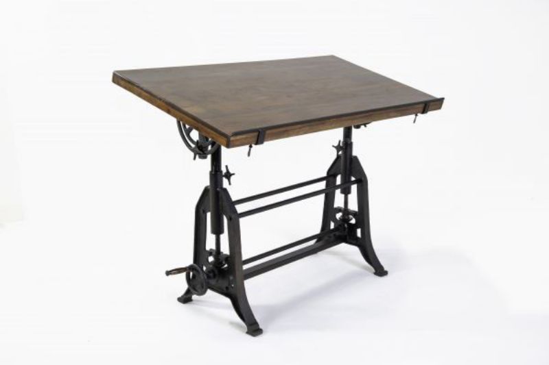 Picture of URBAN INDUSTRIAL SOLID WOOD ADJUSTABLE DRAFTING DESK