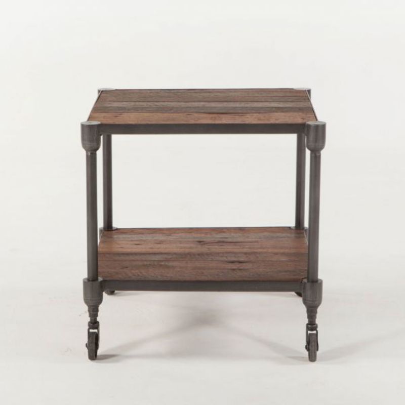 Picture of URBAN INDUSTRIAL SOLID WOOD END TABLE