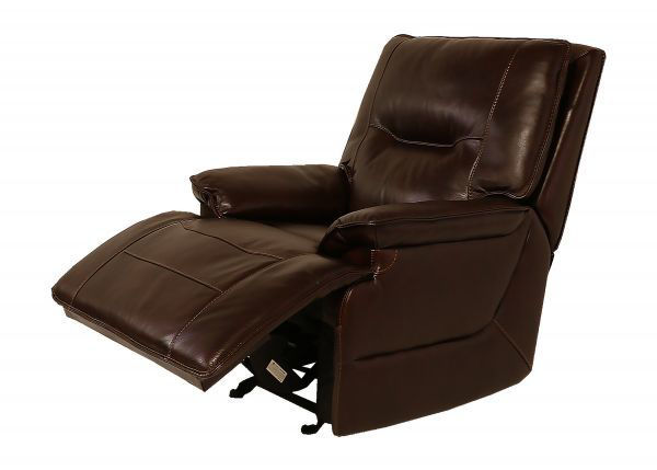 Coffee Leather Power Glider Recliner by Simon Li - Texas Furniture Hut