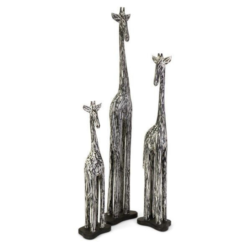 Picture of BANJI WOOD CARVED GIRAFFES