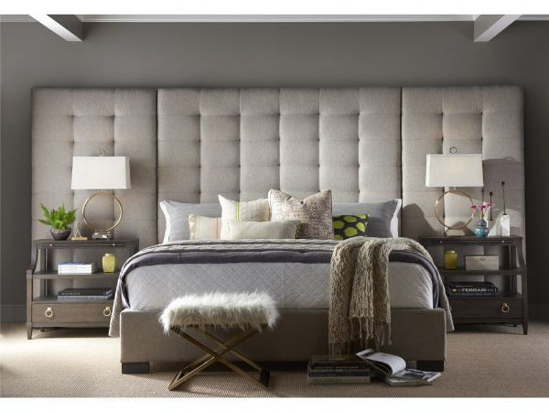 Picture of CAMILLE KING PANEL UPHOLSTERED BED