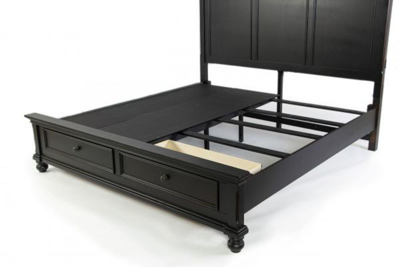 Picture of OXFORD BLACK KING STORAGE BED