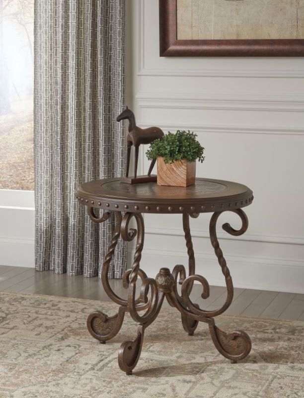 Picture of RAFFERTY ROUND END TABLE