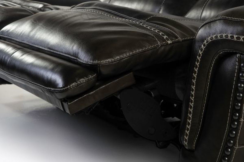 Picture of LONGHORN PEWTER ALL LEATHER POWER RECLINING SOFA