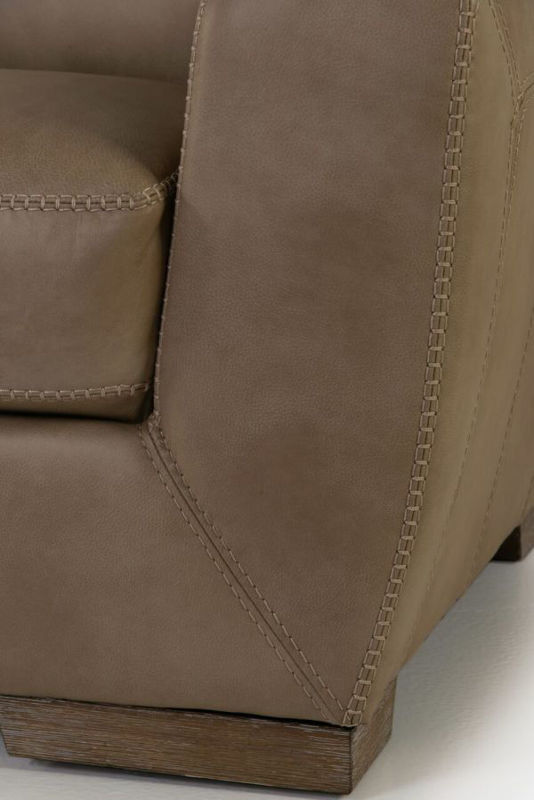 Picture of LUXE LINEN ALL LEATHER CHAIR