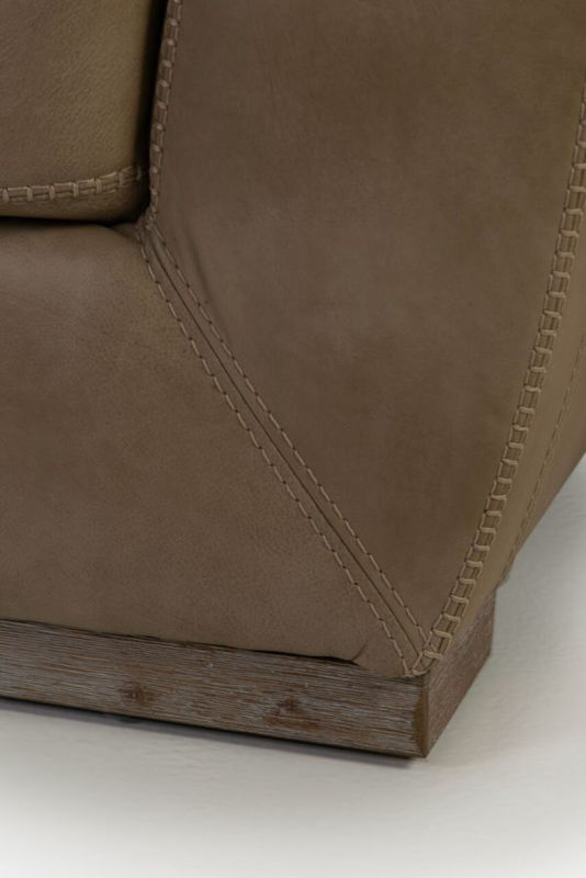Picture of LUXE LINEN ALL LEATHER LOVESEAT