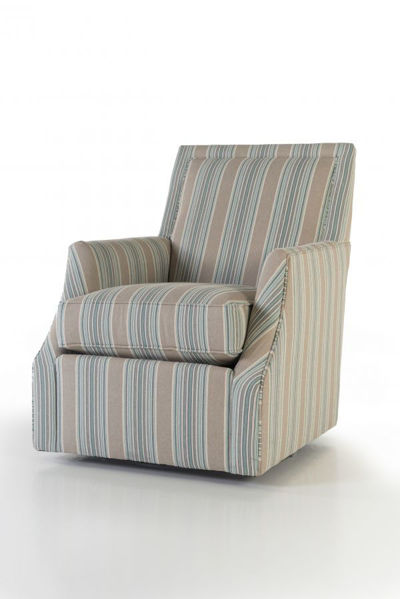 Picture of OUTFITTER ISLAND UPHOLSTERED SWIVEL CHAIR
