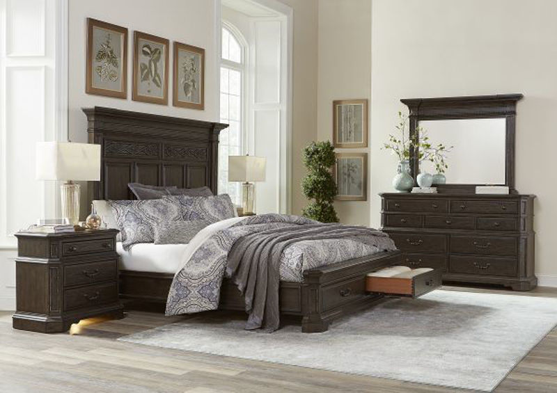 Picture of FOXHILL QUEEN STORAGE BED