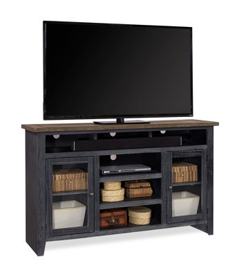 Picture of EASTPORT 65" DRIFTED BLACK HIGHBOY TV CONSOLE