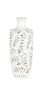 Picture of PALM LEAF SMALL CUTWORK VASE