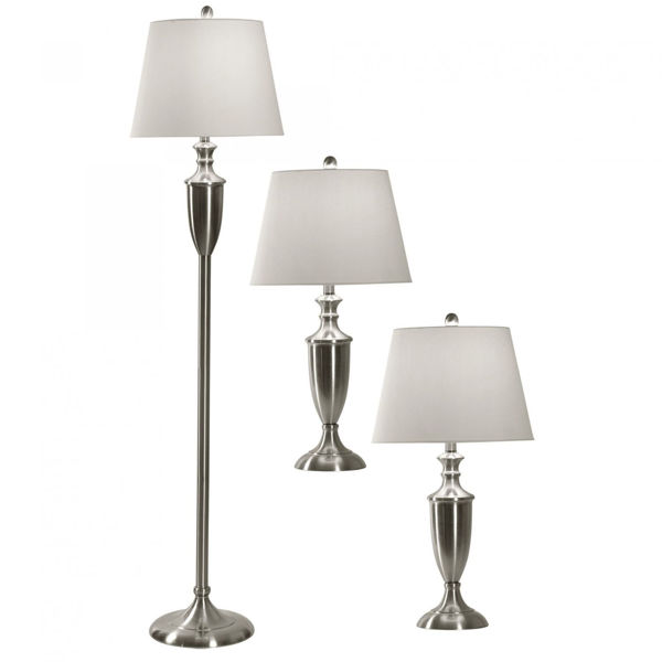 Picture of BRUSHED STEEL LAMPS