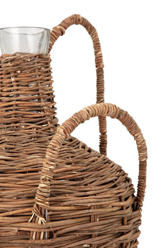 Picture of ABELLA RATTAN GLASS BOTTLES