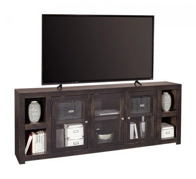 Picture of AVERY LOFT 84" GHOST BLACK TV CONSOLE
