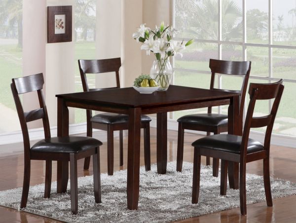 Picture of HENDERSON WOOD TABLE/4 CHAIRS