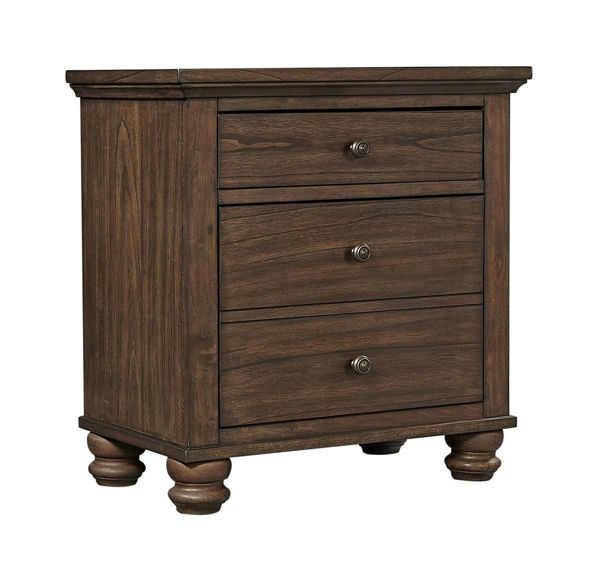 Picture of HUDSON VALLEY 2 DRAWER NIGHTSTAND