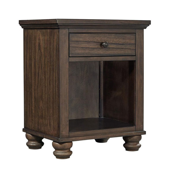 Picture of HUDSON VALLEY 1 DRAWER NIGHTSTAND