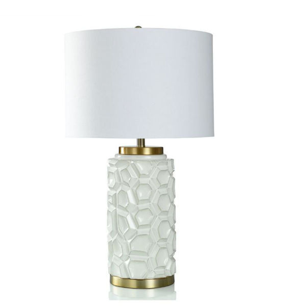 Picture of CERAMIC/STEEL TABLE LAMP