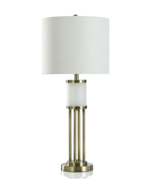 Picture of STEEL/GLASS TABLE LAMP