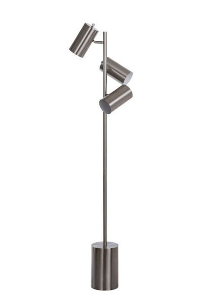 Picture of BRUSHED STEEL FLOOR LAMP