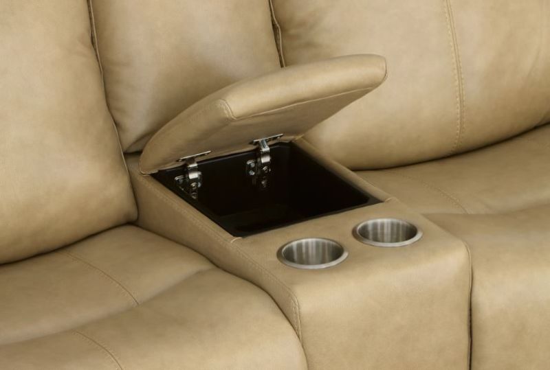Picture of ODELL LEATHER POWER RECLINING LOVESEAT