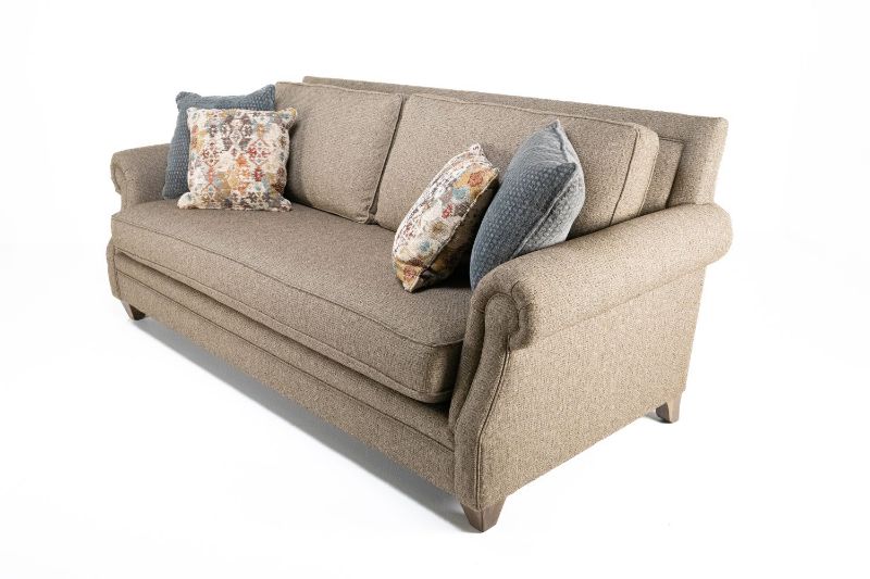 Picture of ZENITH PEWTER UPHOLSTERED SOFA