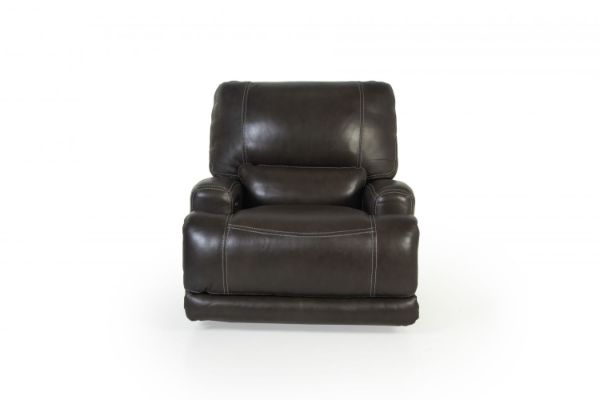 Picture of FERRARA SMOKE ALL LEATHER POWER GLIDING RECLINER