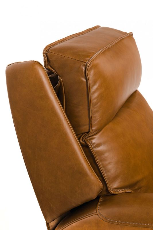 Picture of OLD SADDLE TAN ALL LEATHER POWER RECLINER