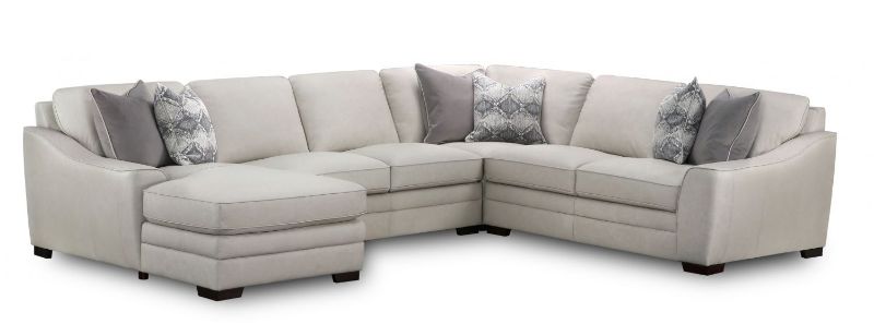 Picture of MAESTRO MOONBEAM LEATHER LAF SECTIONAL
