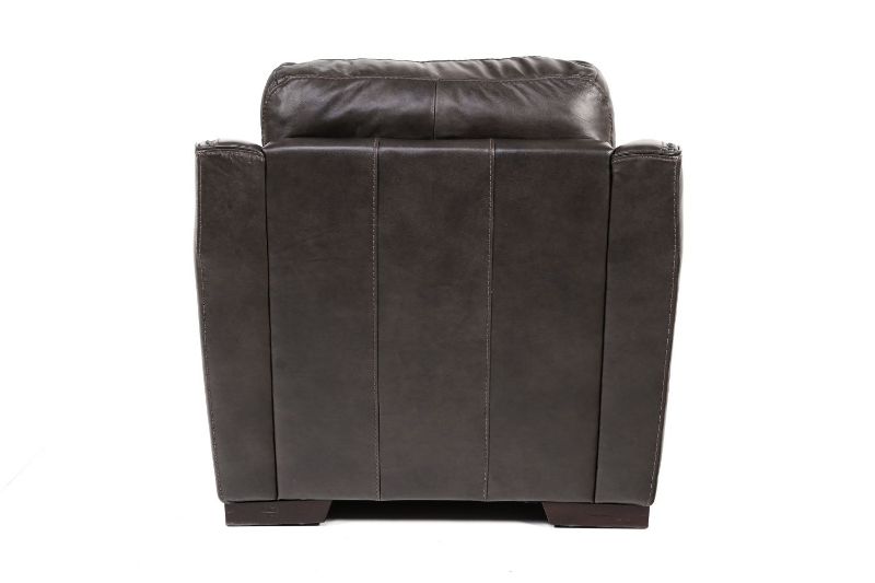 Picture of LUXE COAL ALL LEATHER CHAIR