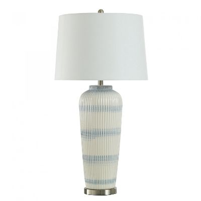 Picture of PRISTINE BLUE CERAMIC LAMP