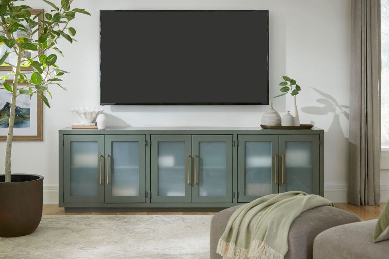 Picture of PERRY 97" SAGE GREEN CONSOLE