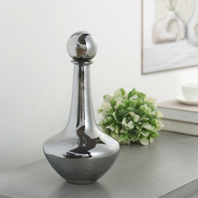 Picture of SMALL SMOKE GRAY VASE