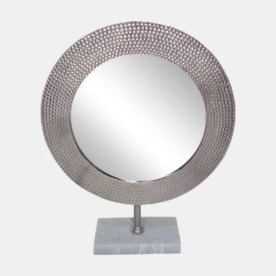 Picture of METAL HAMMERED MIRROR