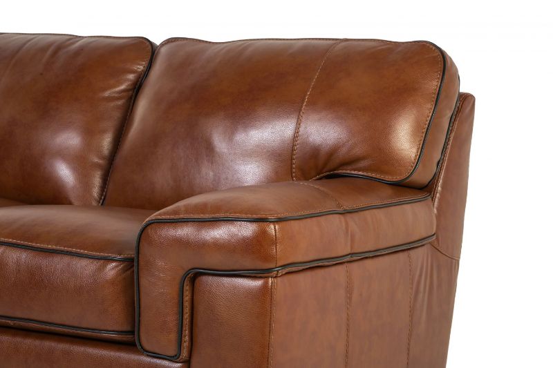 Picture of STAMPEDE CHESTNUT LEATHER LOVESEAT