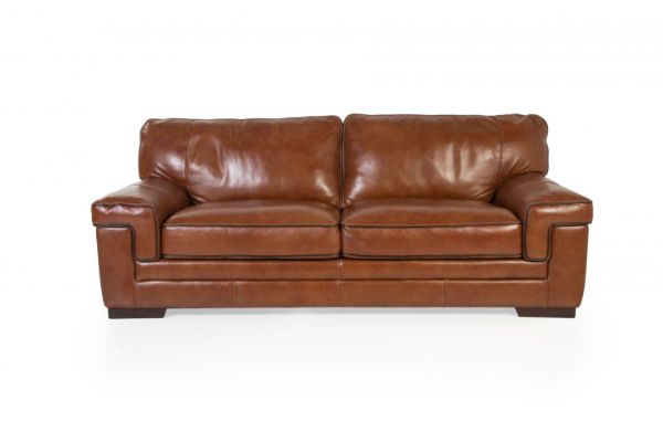 Picture of STAMPEDE CHESTNUT LEATHER SOFA