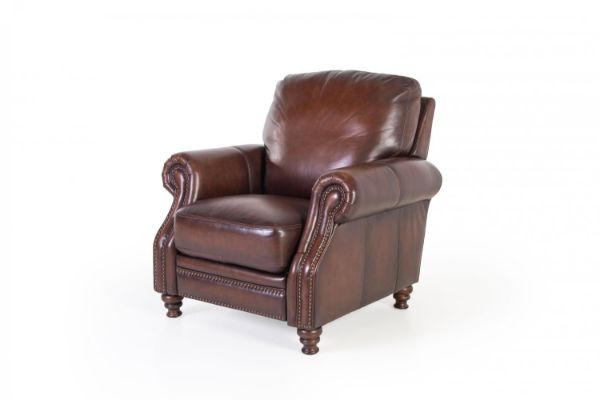 Picture of HILLSBORO ALL LEATHER PUSH BACK RECLINER