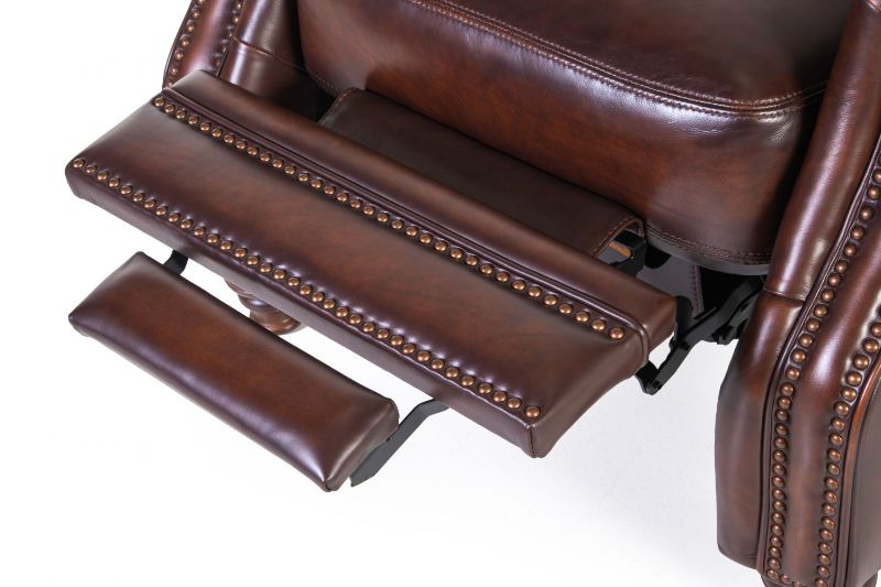 Picture of HILLSBORO ALL LEATHER PUSH BACK RECLINER