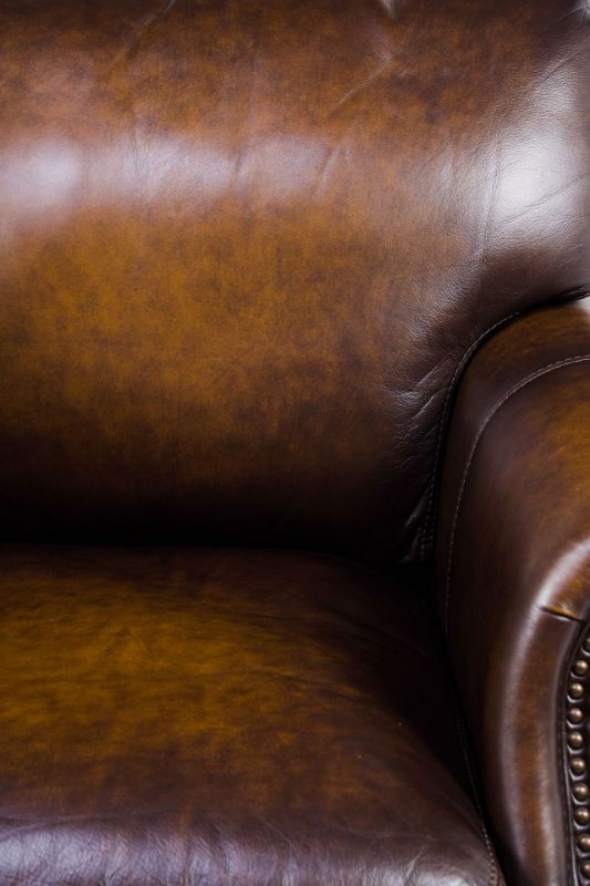 Picture of HILLSBORO ALL LEATHER LOVESEAT