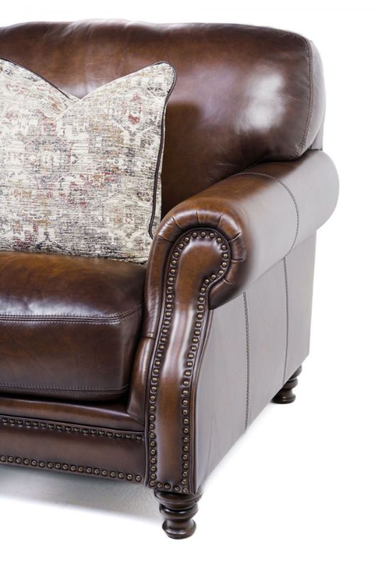 Picture of HILLSBORO ALL LEATHER CHAIR