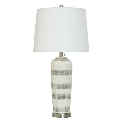 Picture of GRAY IVORY TABLE LAMP