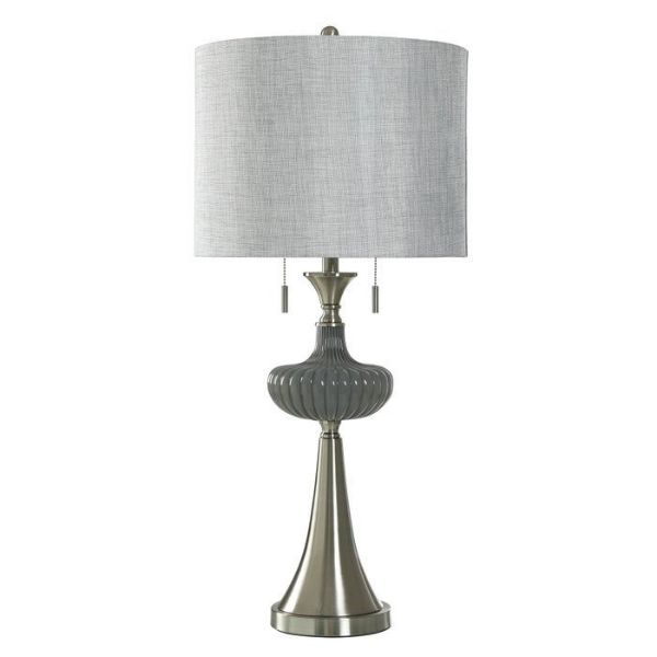 Picture of NEPTUNE SILVER TABLE LAMP