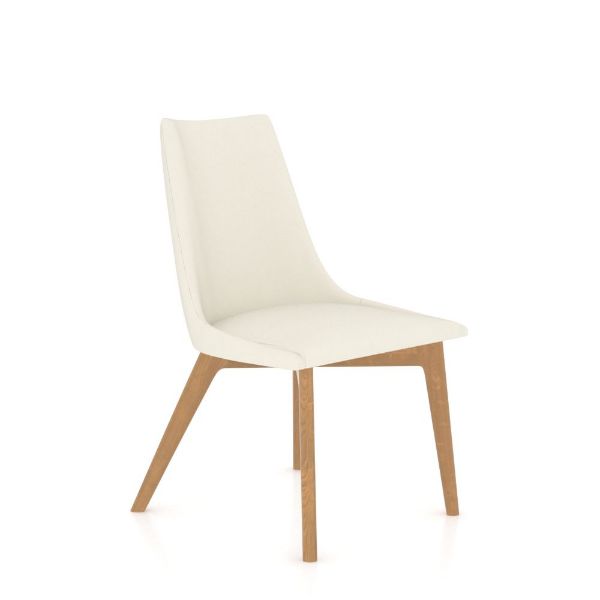 Picture of DOWNTOWN WHITE UPHOLSTERED DINING CHAIR